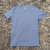Women's (Unisex) 100% cotton athletic short sleeve shirt in Steel Grey, Made in USA by Runyon, for running, hiking, gym workouts and training