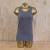 Women's (Unisex) 100% cotton athletic tank top singlet in Steel Grey, Made in USA by Runyon, for running, hiking, gym workouts and training