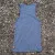 Women's (Unisex) 100% cotton athletic tank top singlet in Steel Grey, Made in USA by Runyon, for running, hiking, gym workouts and training