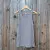 Women's (Unisex) 100% cotton athletic tank top singlet in Steel Grey, Made in USA by Runyon, for running, hiking, gym workouts and training