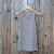 Women's (Unisex) 100% cotton athletic tank top singlet in Steel Grey, Made in USA by Runyon, for running, hiking, gym workouts and training