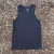 Women's (Unisex) 100% cotton athletic tank top singlet in Vintage Black, Made in USA by Runyon, for running, hiking, gym workouts and training