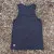 Women's (Unisex) 100% cotton athletic tank top singlet in Vintage Black, Made in USA by Runyon, for running, hiking, gym workouts and training