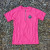 Runyon Men's Hot Pink Gravel Cycling Jersey. Moisture Wicking. Made In USA