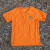 Runyon Men's Orange Gravel Cycling Jersey - Poly, Cotton, Rayon Blend.  Made In USA
