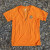 Runyon Men's Orange Gravel Cycling Jersey - Poly, Cotton, Rayon Blend.  Made In USA