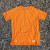 Runyon Men's Orange Gravel Cycling Jersey - Poly, Cotton, Rayon Blend.  Made In USA