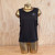 Runyon Women's Unisex Cropped Tech Trail Tank -  Black Moisture Wicking Muscle Tank Top Made In USA - Running, Hiking, Working Out