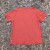 Women's (Unisex) 100% cotton athletic short sleeve shirt in Rust (Brick Red), Made in USA by Runyon, for running, hiking, gym workouts and training