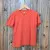 Women's (Unisex) 100% cotton athletic short sleeve shirt in Rust (Brick Red), Made in USA by Runyon, for running, hiking, gym workouts and training