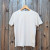Women's (Unisex) 100% cotton athletic short sleeve shirt in Sand, Made in USA by Runyon, for running, hiking, gym workouts and training