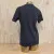 Women's (Unisex) 100% cotton athletic short sleeve shirt in Vintage Black, Made in USA by Runyon, for running, hiking, gym workouts and training