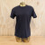 Women's (Unisex) 100% cotton athletic short sleeve shirt in Vintage Black, Made in USA by Runyon, for running, hiking, gym workouts and training
