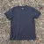 Women's (Unisex) 100% cotton athletic short sleeve shirt in Vintage Black, Made in USA by Runyon, for running, hiking, gym workouts and training