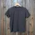 Women's (Unisex) 100% cotton athletic short sleeve shirt in Vintage Black, Made in USA by Runyon, for running, hiking, gym workouts and training