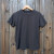 Women's (Unisex) 100% cotton athletic short sleeve shirt in Vintage Black, Made in USA by Runyon, for running, hiking, gym workouts and training