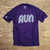Runyon Canyon Apparel Men's Running Clothing RUN Purple Fitness Shirt Performance Sportswear American Made In USA