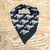 Runyon Canyon Apparel Black Smoking Ninja Signature Bandana great for Running, Hiking, Trails, Outdoor Fitness Made In USA