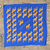Runyon Canyon Apparel Signature Royal Blue Goldenrod Signature Bandana Made In USA. Great for running, hiking and all outdoor activities