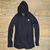 Men's Black Fitness Hoodie Made In USA Performance wear Hiking, Running, Trails, Outdoor Fitness