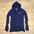 Men's Navy Blue Fitness Hoodie Made In USA Performance wear Hiking, Running, Trails, Outdoor Fitness