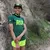 American Made In USA Womens Running Clothing Forest Green Neon Yellow Running Shirt Performance Sportswear Runyon Canyon Apparel
