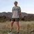 Runyon American Made In USA Mens Running Apparel Heather Grey RUN Signature Performance Shirt Fitness Sportswear Activewear