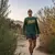 Runyon American Made In USA Mens Running Clothing Forest Green Gold RUN Long Sleeve Fitness Shirt Performance Sportswear