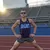 Runyon American Made In USA Mens Running Apparel Purple Tank Top Singlet Track and Field Performance Sportswear