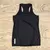 Runyon American Made In USA Womens Running Fitness Apparel Black Reflective Tank Top Singlet Performance Sportswear