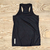 Runyon American Made In USA Womens Running Fitness Apparel Black Reflective Tank Top Singlet Performance Sportswear