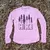 Runyon Canyon Apparel Women's HIKE Cool Pink Long Trail Shirt Made In USA