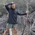Runyon Mens Black Ninja Fitness Hoodie Made In USA Performance Sportswear