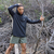 Runyon Mens Black Ninja Fitness Hoodie Made In USA Performance Sportswear