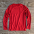 Runyon Mens Red Long Sleeve Training Shirt Performance Sportswear Made In USA