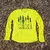 Runyon Canyon Apparel Women's HIKE Yellow Forest Long Performance Technical Trail Shirt Made IN USA