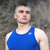 Runyon American Made In USA Mens Running Clothing Roya Blue Tank Top Singlet Fitness Athletic Performance Wear Runyon Canyon Apparel