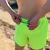 Runyon Unisex 3" Neon Yellow Performance Running Short Made In USA | Runyon Canyon Apparel