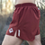Runyon Unisex 3" Rust Performance Running Short Made In USA | Runyon Canyon Apparel