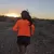 Runyon Women's Neon Orange Long Sleeve Performance Training Shirt