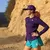 Runyon Womens Purple Long Sleeve Performance Trail Shirt Made In USA