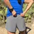 Runyon Steel Grey Unisex 3" Performance Running Short Made In USA | Runyon Canyon Apparel