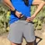 Runyon Steel Grey Unisex 3" Performance Running Short Made In USA | Runyon Canyon Apparel