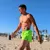 Runyon Unisex 3" Neon Yellow Performance Running Short Made In USA | Runyon Canyon Apparel
