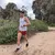 Runyon Mens American Made In USA Running Apparel White Script  Performance Tank Top Singlet