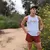 Runyon Mens American Made In USA Running Apparel White Script  Performance Tank Top Singlet