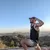 Runyon Mens Made In USA Running Fitness Short Steel Grey