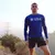Runyon Men's Star USA Royal Blue Long Sleeve Training Shirt great for Running, Hiking, Outdoor Fitness Made In USA