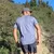 Mens Steel Grey Technical Trail Shirt Made In USA - Great for Hiking