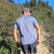 Mens Steel Grey Technical Trail Shirt Made In USA - Great for Hiking